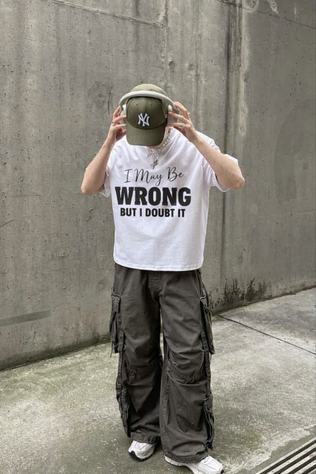 I May Be Wrong Oversized  T-Shirt