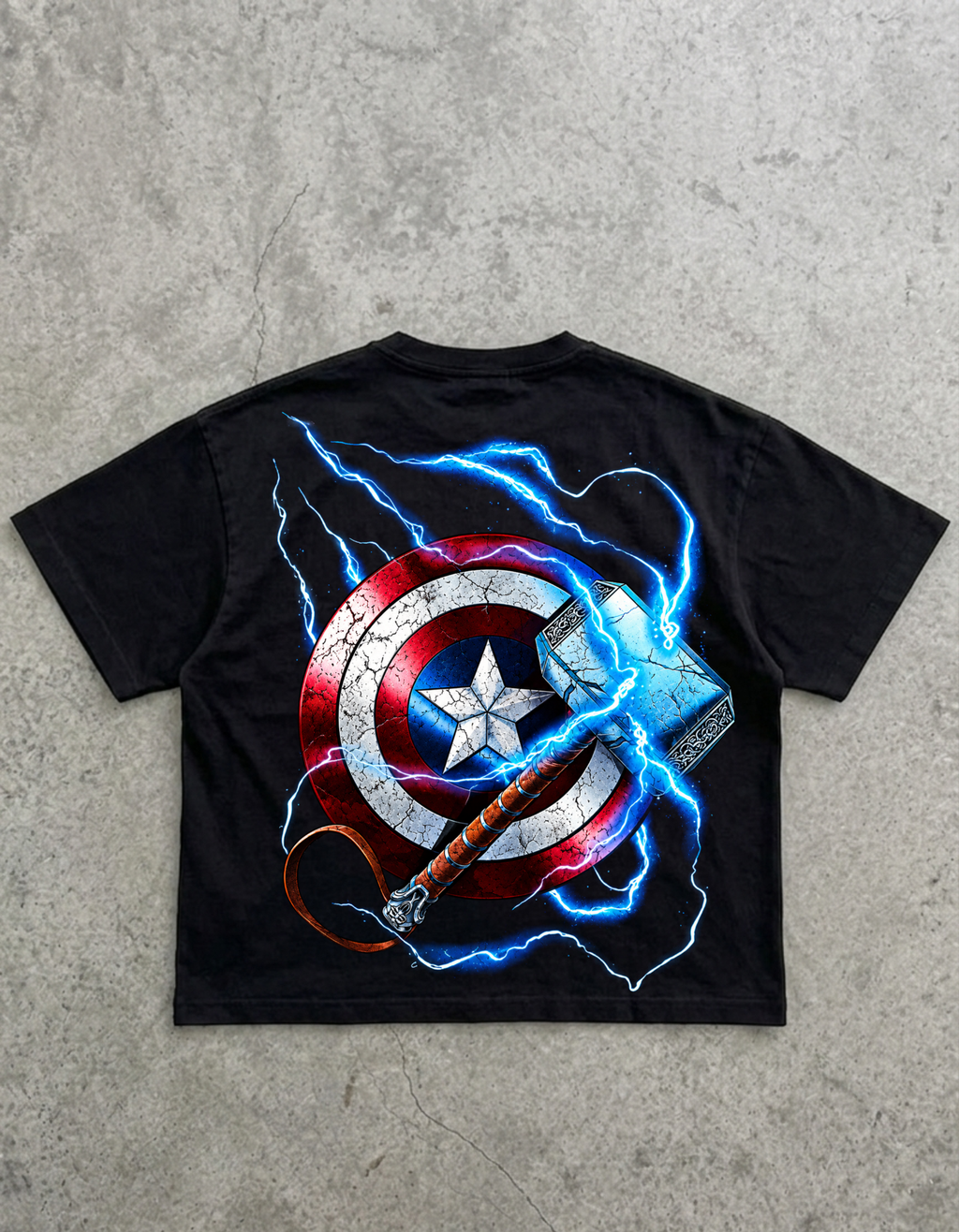 Captain america and Thor  Oversize T-shirt