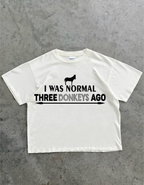 I Was Normal  – Oversized T-Shirt