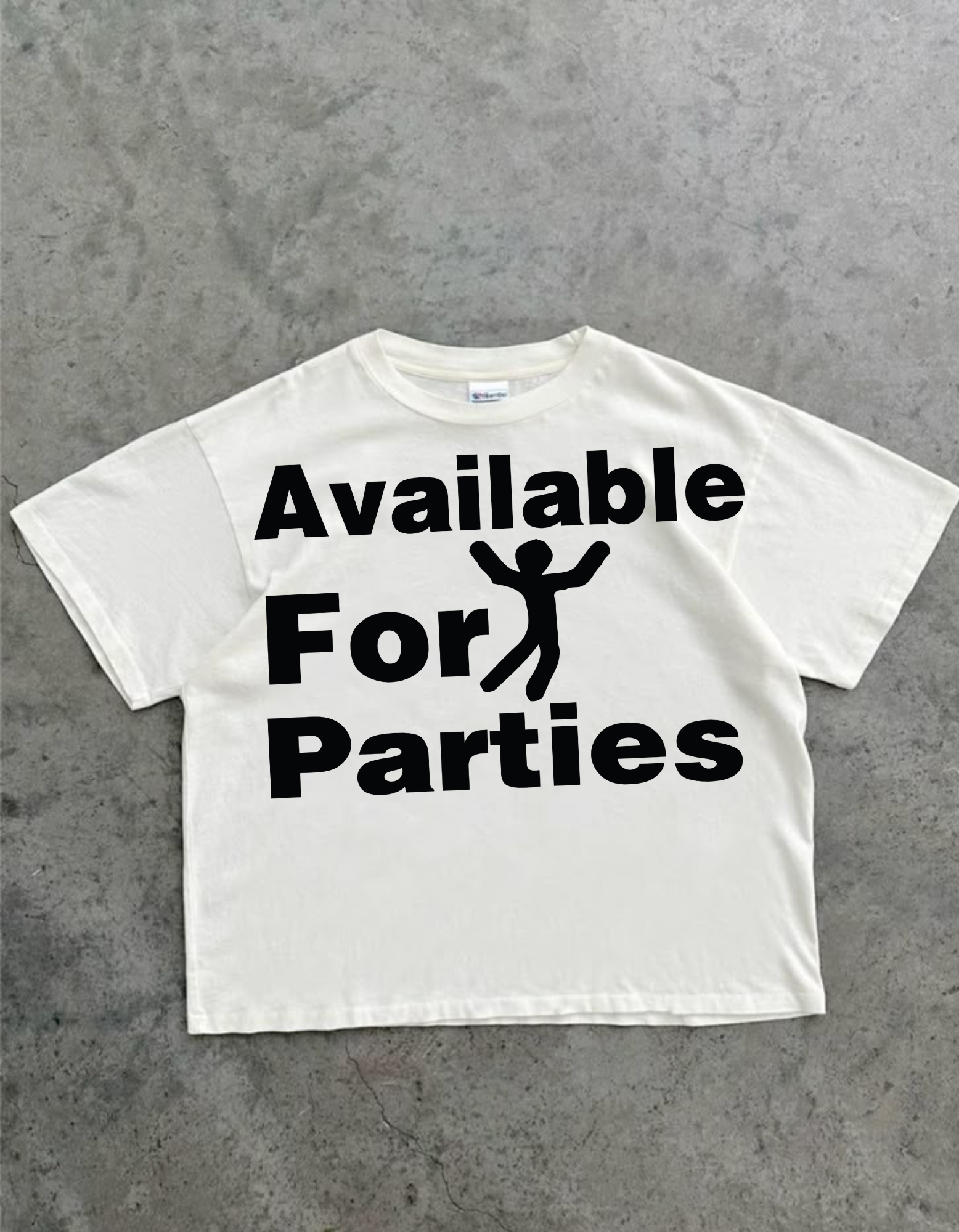 Available for Parties Oversized Classic T-Shirt