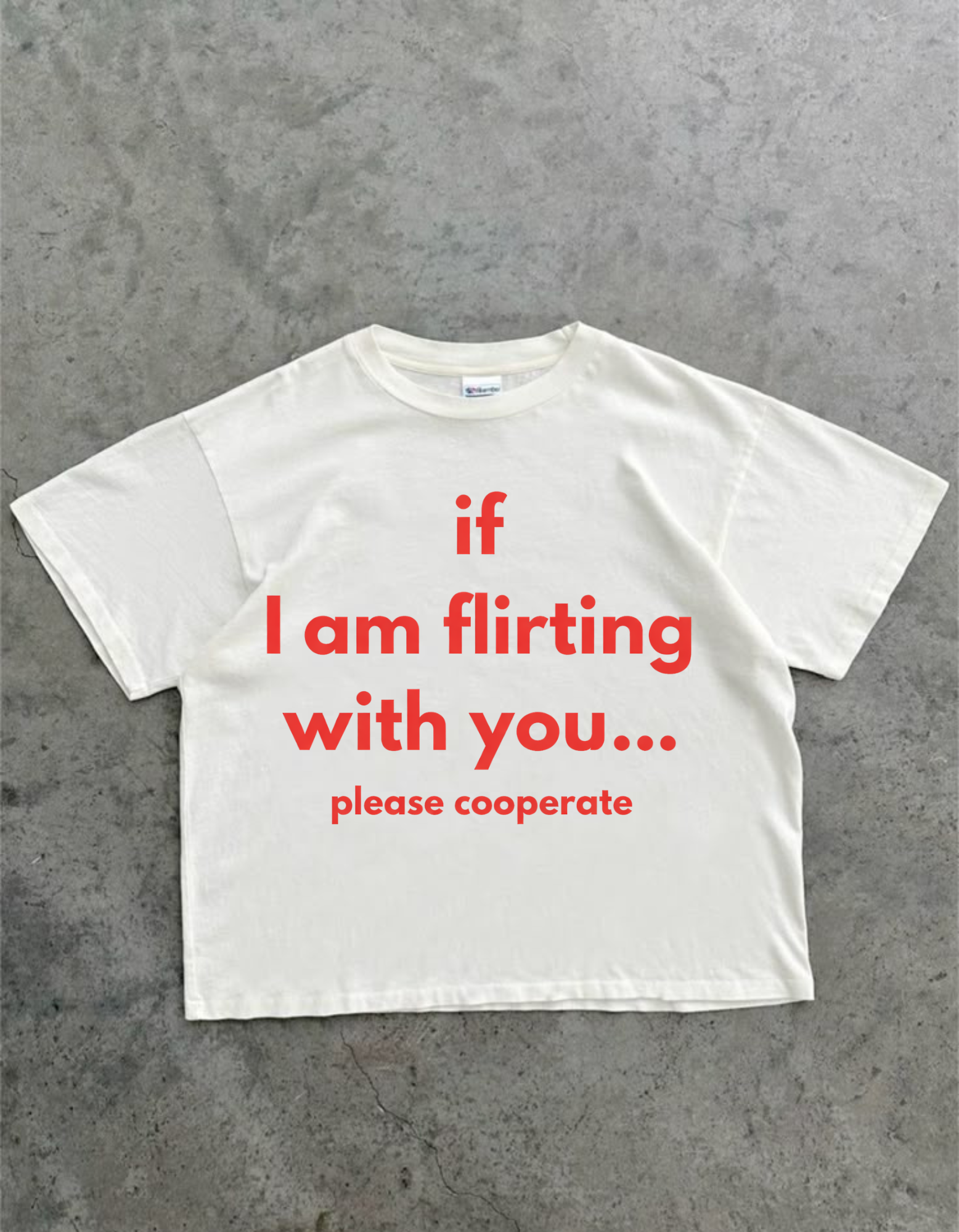 I AM Flirting Oversize T-shirt