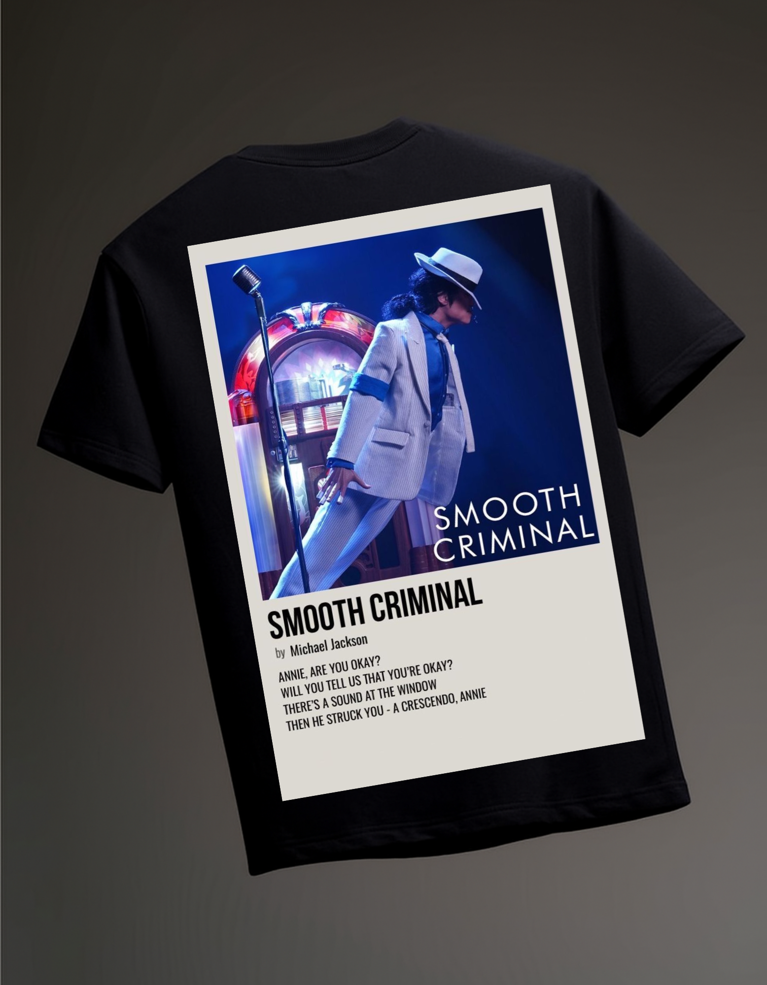 Michael Jackson Smooth Criminal Oversized T-shirt