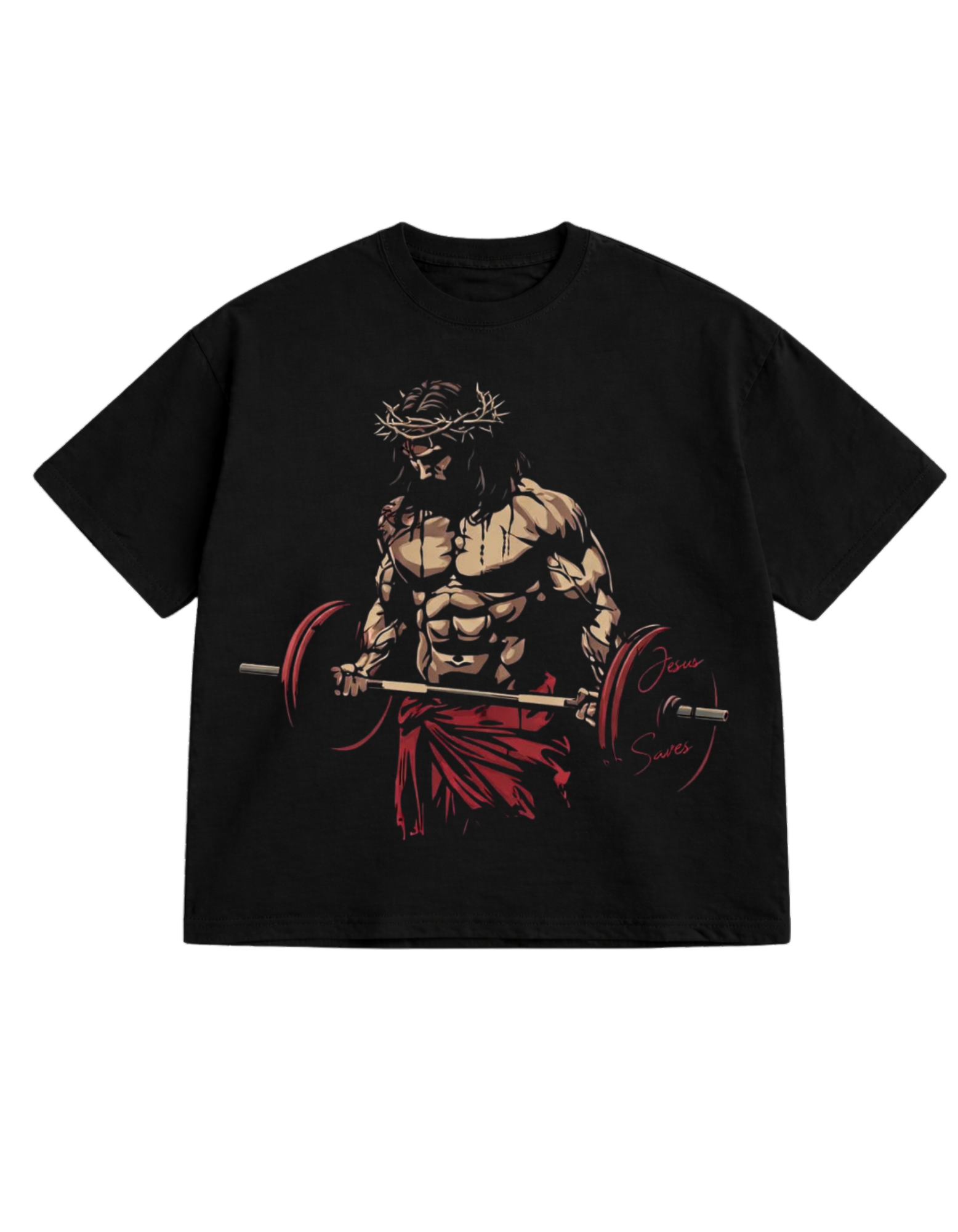 Jesus Saves Oversized T-Shirt