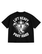 Pray Hard Oversized T-Shirt