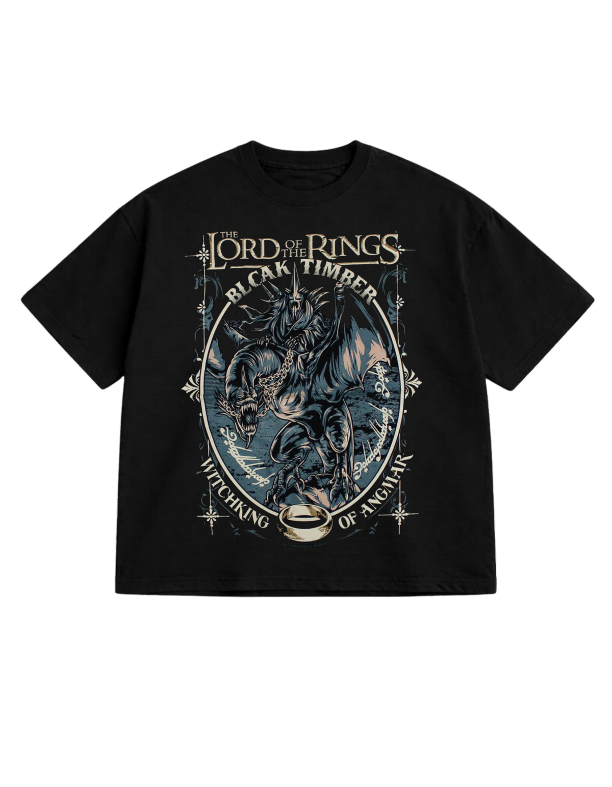 Lord of The Ring  trendy Oversized T-Shirt