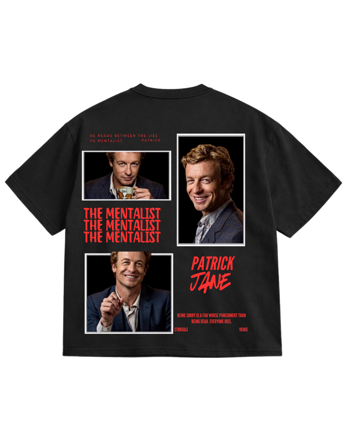 Patrick Jane, Oversize T-shirt