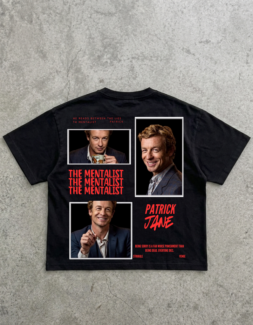 Patrick Jane, Oversize T-shirt